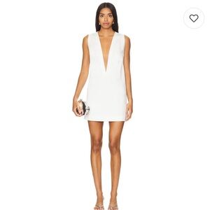 SER.O.YA Symphony Mini Dress in White NWOT